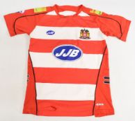 Wigan Rugby League FC home shirt 2006-2007 #3 Richards Size Medium Fair condition with a small