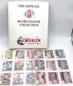 Merlin Trading Cards: The Official Ruby League Collection - a full binder with a few signed cards