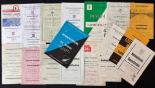 1940s-70s County Rugby Programmes in England and Wales (18): Nice selection, many from the West