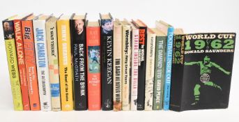 Football Books to include World Cup 1962 Donald Saunders, Football Inside Out 1978 Alan Gowling, The