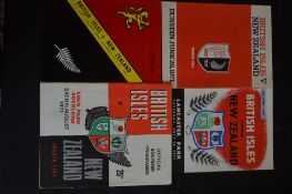 1971 British and I Lions in NZ Test Rugby Programmes (4): The four tests from the series won by