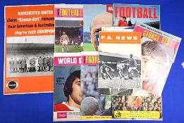 Football Weekly May 1968 John Fitzpatrick on cover and George Best article inside, Football