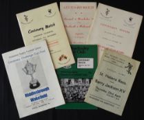 Scarce 1957-78 Northern Special Rugby Programmes (6): Super trio: historic 1957 Centenary Rugby