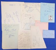 70 Bradford (Park Avenue) Football Players Signatures Autographs 1930s -1950s, to include Harry