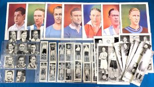 Tropical Times Panel Portraits of Football Stars: panel portraits, and assorted other sized cards,