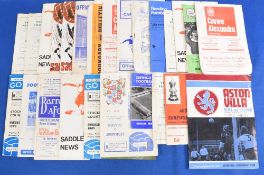 Shrewsbury Town FC football programmes 1947-1975 to include Shrewsbury v Scarbrough 47/48, Homes -