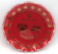 1890-19990 Pilkington Glass Rugby Plate St Helens v Australia touring teams centenary