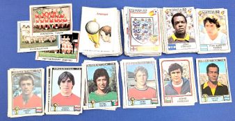 Panini 1978 World Cup 78, Espana 82 and Football 81 Stickers, unused collection with duplicates #