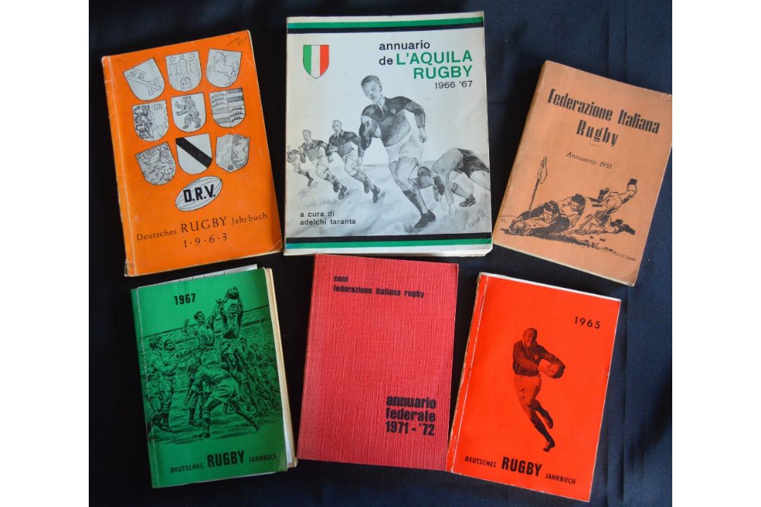 1951-72 European Rugby Handbooks etc (6): Italian FIR handbooks for 1951 and 1971-2, L’Aquila
