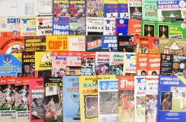 Scottish Football Programmes from 1970s onwards, mainly Scottish League Cup and Scottish Cup Semi-