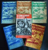 1962-67 inc Rugby Almanack of New Zealand (6): More of this collectable consecutive run of the noted