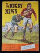 Scarce 1950 British and I Lions 2nd Test v Australia Rugby Programme: Rugby News Sydney edition,
