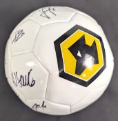 2024-25 Wolverhampton Wanderers Multi Signed Football - with signatures of squad members Nelson