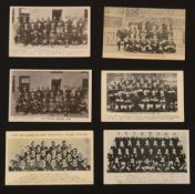 1905 on New Zealand All Blacks Rugby Postcards (6): Three from the 1905 and one each from the