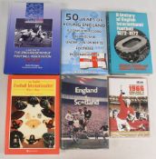 Football Publications to include England v Scotland 1969 by Brian James, Century of English