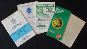 1958-82 Midlands Special Rugby Programmes (5): Leicester v Watcyn Thomas’ XV, and Nottingham