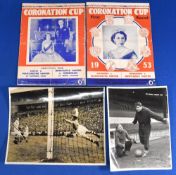 1953 Coronation Cup match programmes Rangers v Manchester United (also Aberdeen v Newcastle Utd);