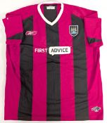 2003-2004 Manchester City Away Reebok Replica Football Shirt, short sleeve with first Advice sponsor