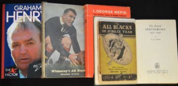 NZ and SA Tours etc Rugby Books (5): 1935, The All Blacks of Jubilee Year, tour review, good s/b,