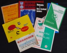 1975-82 Overseas Tourists in NZ Rugby Programmes (7): Romania v N Auckland, Waikato, Southland,