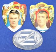 3x Antique Baines Rugby Cards, Lorimer, Keepings, York Melbourne, in good condition (3)