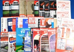 Collection of Manchester United memorabilia including 1957 The Red Devils, 1958 The United Story