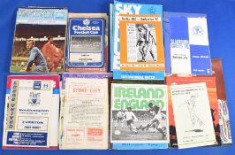 Approximately 120 assorted football programmes from the late fifties onwards to include English,