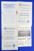 1949/50 Shrewsbury Town v Wellington Town Birmingham League,1949/50 Hanwood Athletic v Whitchurch