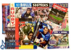 1993-2020 S Hemisphere Super Rugby Final Programmes (10): Variety of shapes and sizes for these