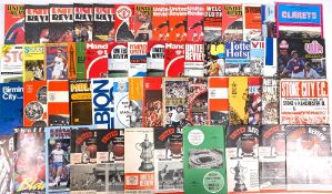 1959- 2010 Manchester United Football Programmes, home and ways, league and cup with noted
