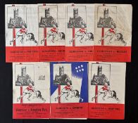 1960s and 70s Gloucester Home Rugby Programme Selection (9): v Pontypool, Richmond, Moseley (2