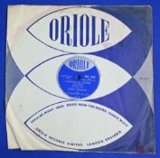 1957 Manchester United Calypso original 78 rpm Hard Vinyl record on the Oriole label sung by Edric