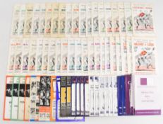 1956-2018 Rugby League Semi Final Programmes, a nearly complete run, in good used condition