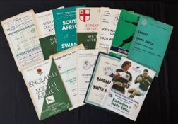 1951-2000 S African Tourists in the British Isles Rugby Programmes (12): 1951 v Cardiff; 1969-70 v