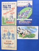 1940’s Rugby League Cup Final programmes and booklet to include 1946 Wakefield Trinity v Wigan, 1948