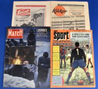 1958 Selection of magazines covering Manchester United to include Sport Magazin (Germany) dated 13