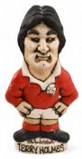 1980s, 6” Terry Holmes Rugby Grogg, No.9: Another no. 9, this time the big Cardiff halfback hero