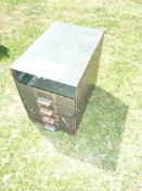 Small filing cabinet (one drawer missing).