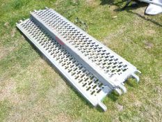 Pair of aluminium Scaffold Platforms, 58