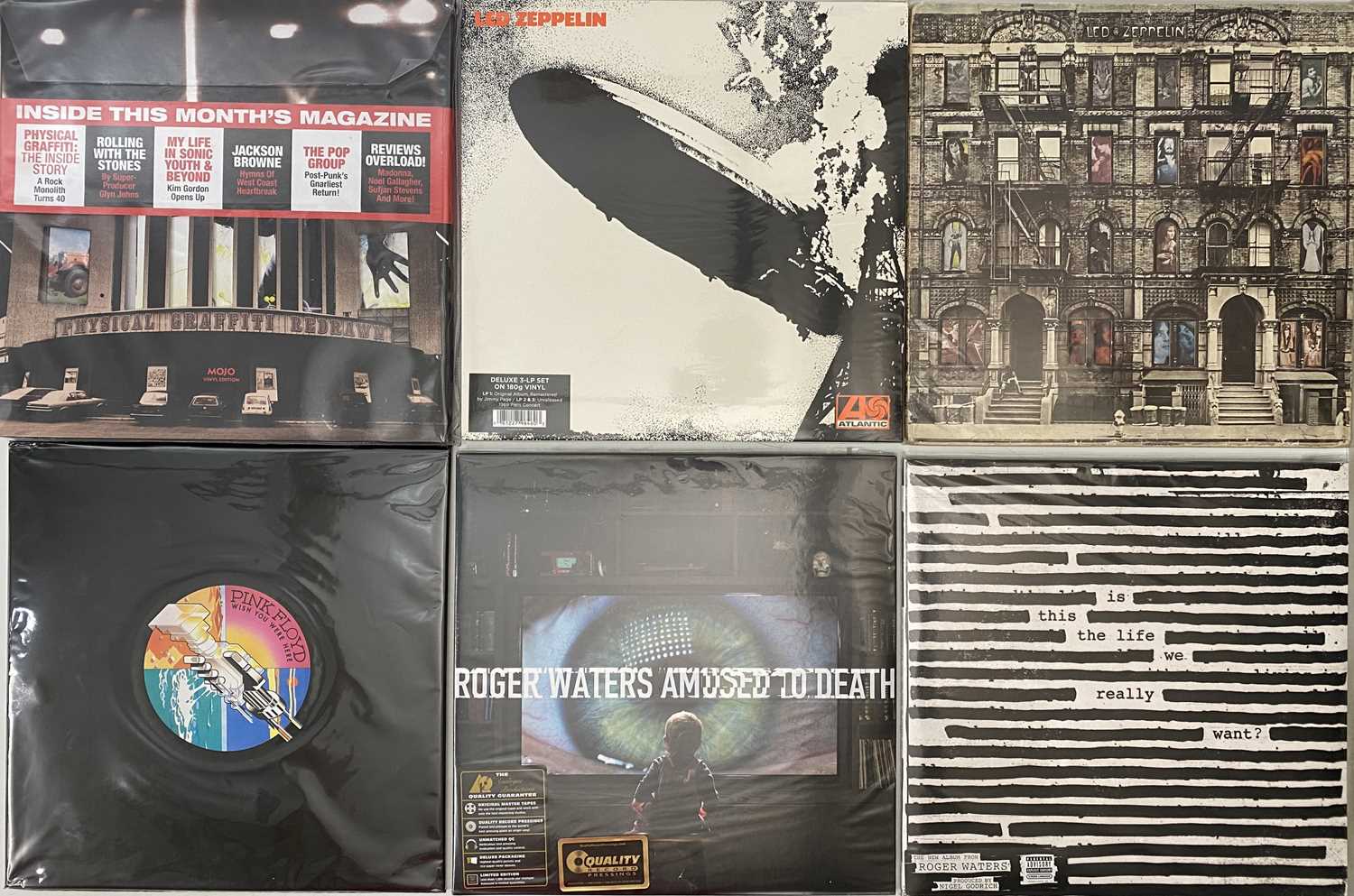 LED ZEPPELIN / PINK FLOYD / RELATED - LP COLLECTION