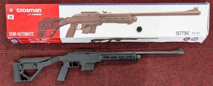 Crosman 1077 TAC - 1.77 C02 air rifle (tactical finish), boxed. Purchaser must be over the age of 18