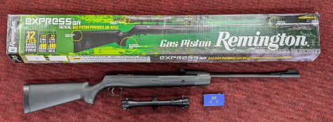 Remington Express GR - 1.77 air rifle (tactical finish) with scope, boxed. Purchaser must be over