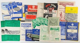 Football memorabilia - a collection of various football programmes, including Plymouth Argyle
