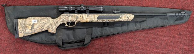 Kral Arms IN-01- .22 air rifle, with case and scope Purchaser must be over the age of 18 and provide