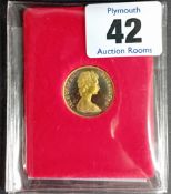 A 1979 Isle of Man Sovereign Pobjoy mint.