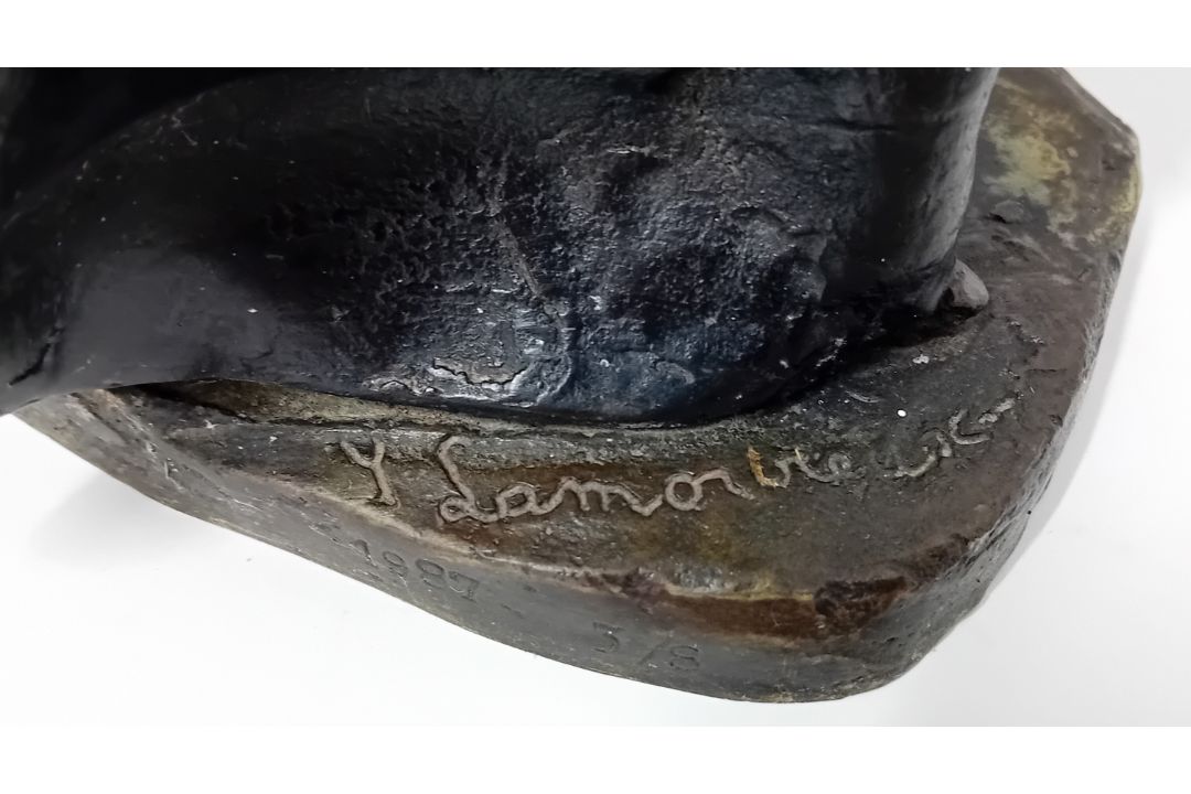 Yvette Lamoureux (French, Contemporary), bronze, 'Diafoirus'. - Image 3 of 5