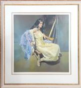 Robert Lenkiewicz (1941-2002), limited edition print 'Esther Seated' 279/475, with pencil
