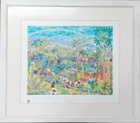 John Dyer (1968-) limited edition print 'Roaming around the Rainforest' for the Eden Project 2001,