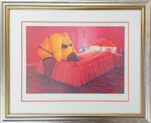 Sarah-Jane Szikora (1971-) limited edition print 'Bedsprings' 352/600, with pencil signature,