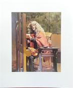 Robert Lenkiewicz (1941-2002), limited edition print 'Self Portrait at Easel - 1992' 466/500, with